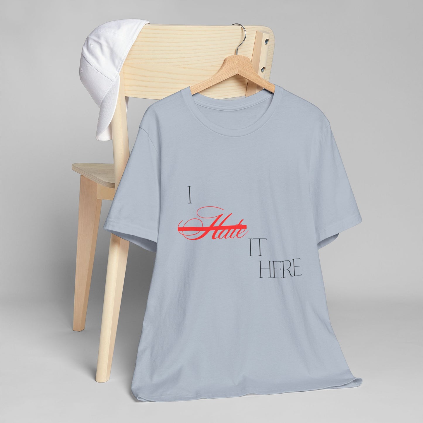 I hate it here basement tee