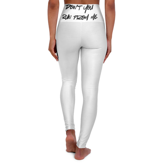 High Waisted Yoga Leggings with Inspirational Quotes, Activewear for Fitness, Gym, Yoga, Gift for Her, Motivational Workout Pants
