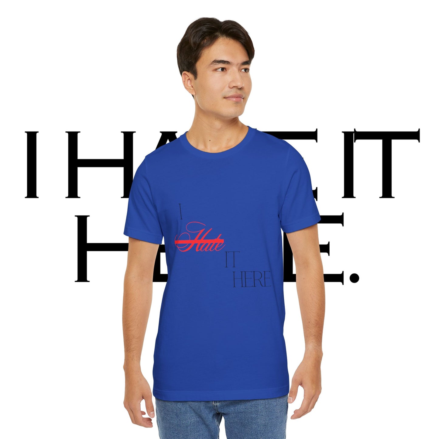 I hate it here basement tee
