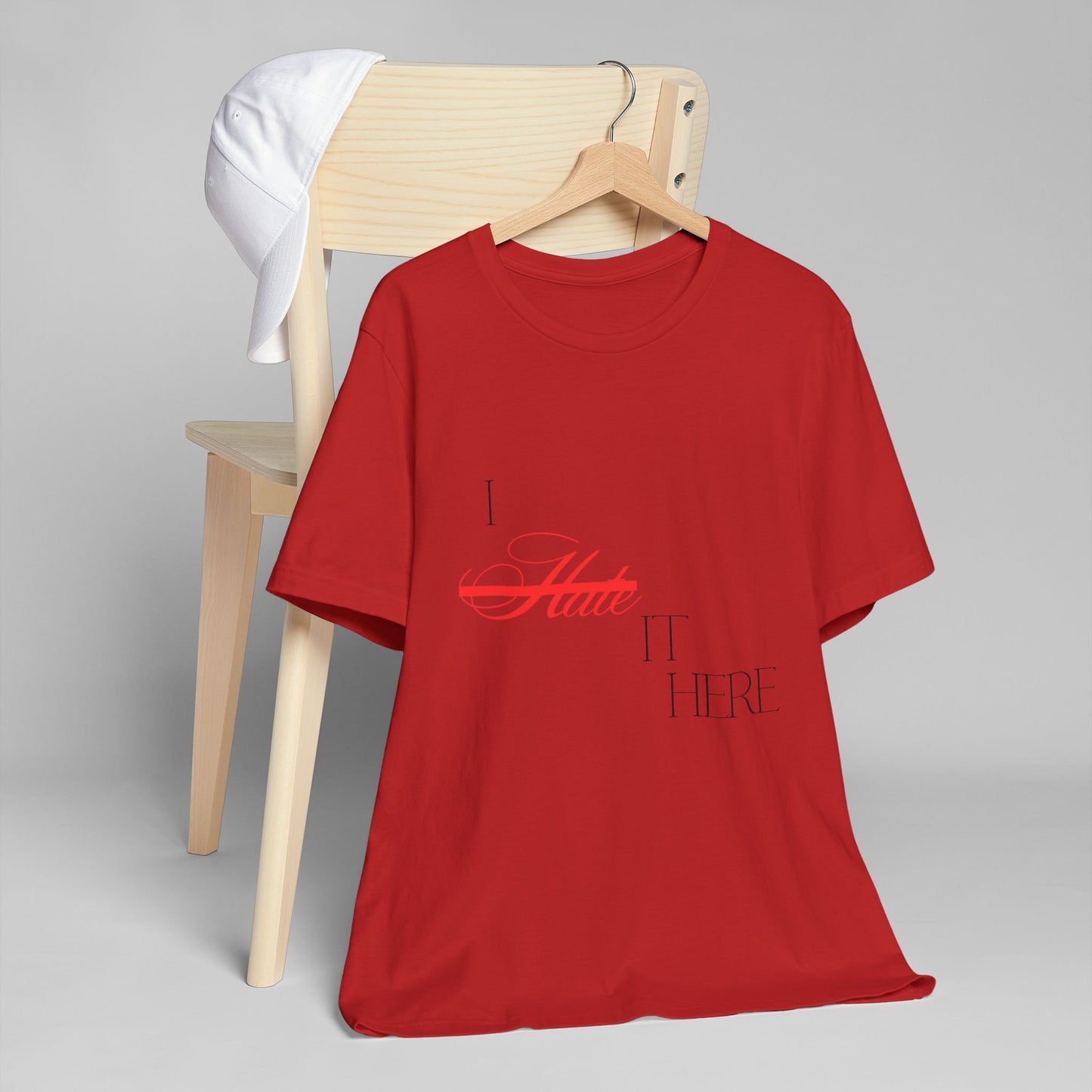 I hate it here basement tee