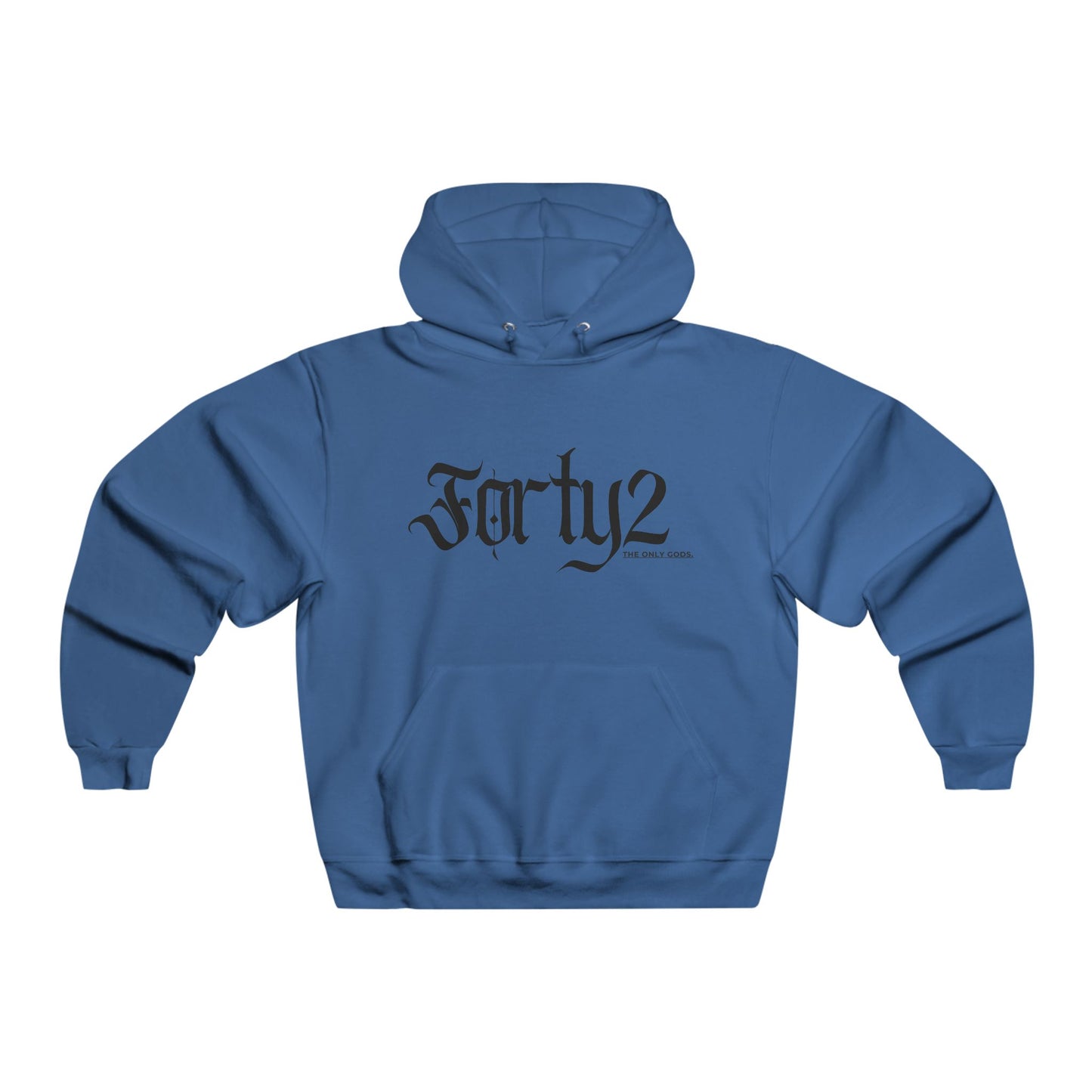 Stylish Men's Hoodie with 'Forty2' Design, Cozy Casualwear, Streetwear, Gift for Him, Unisex Sweatshirt
