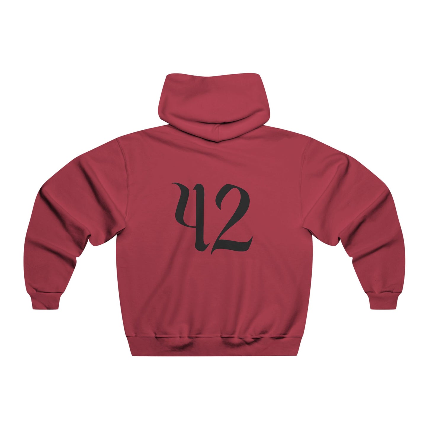 Stylish Men's Hoodie with 'Forty2' Design, Cozy Casualwear, Streetwear, Gift for Him, Unisex Sweatshirt