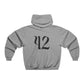 Stylish Men's Hoodie with 'Forty2' Design, Cozy Casualwear, Streetwear, Gift for Him, Unisex Sweatshirt