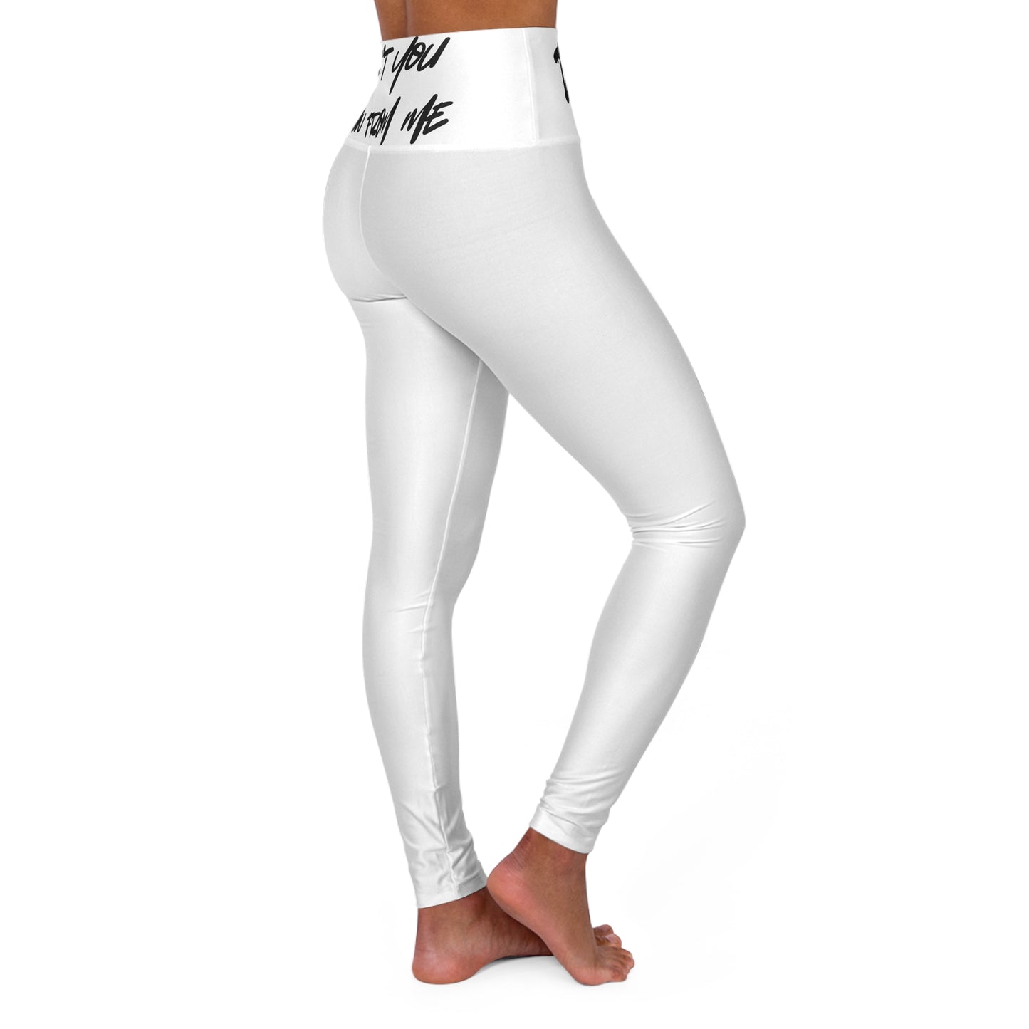 High Waisted Yoga Leggings with Inspirational Quotes, Activewear for Fitness, Gym, Yoga, Gift for Her, Motivational Workout Pants
