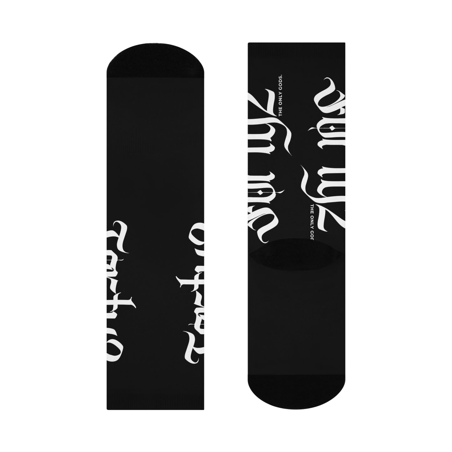 Cushioned Crew Socks with Stylish Text Design, Comfortable Everyday Wear, Great Gift for All Occasions, Trendy Fashion Accessory, [...]