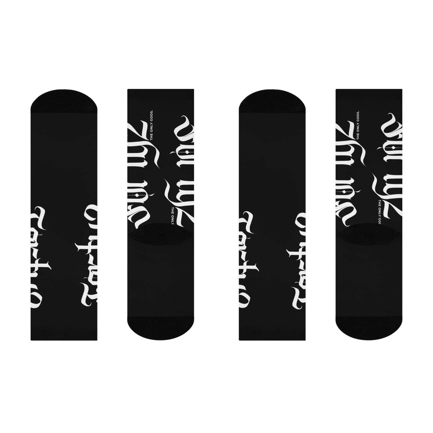 Cushioned Crew Socks with Stylish Text Design, Comfortable Everyday Wear, Great Gift for All Occasions, Trendy Fashion Accessory, [...]